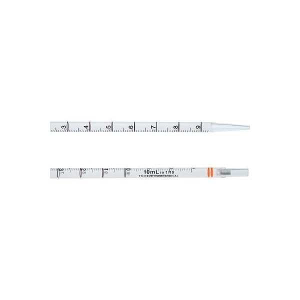 Celltreat Scientific Products CELLTREAT 10mL Serological Pipet, Individually Wrapped, Sterile, Polystrene, 400/PK 229011B - main